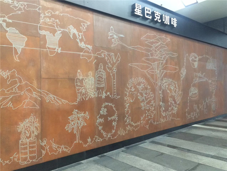 清流耐候钢幕墙